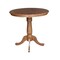 International Concepts Round 36 in Round Extension Dining Table with 2 Stools, Distressed Oak, 36 in W, 48 in L, 35.3 in H K42-36RXT-6B-S6172-2 - alternate 3